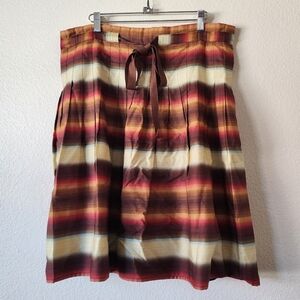 BCBGMAXAZRIA Y2K Cotton Pleated Skirts XS